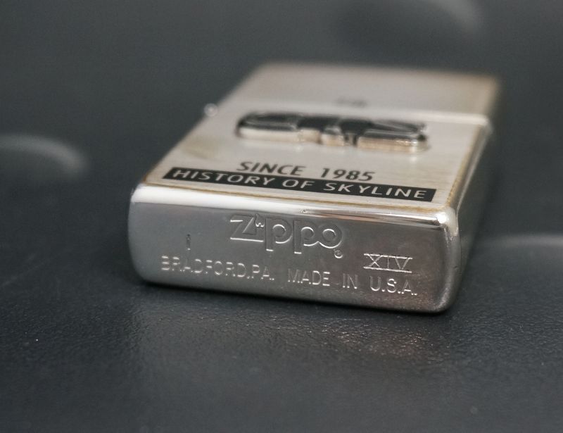 画像: zippo HISTORY OF SKYLINE 7th 1998年製造 汚れあり