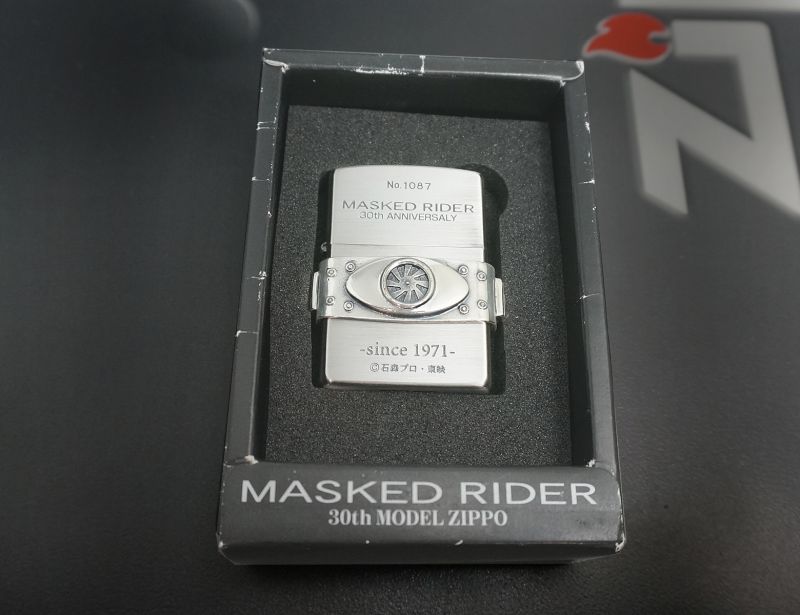 画像: zippo 仮面ライダー MASKED RIDER 30th ベルトメタル 2001年製造箱はございません