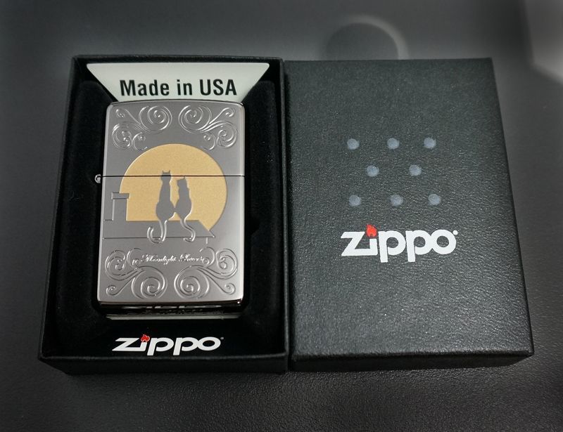 画像: zippo ムーンライトラヴァーズ FM ネコ