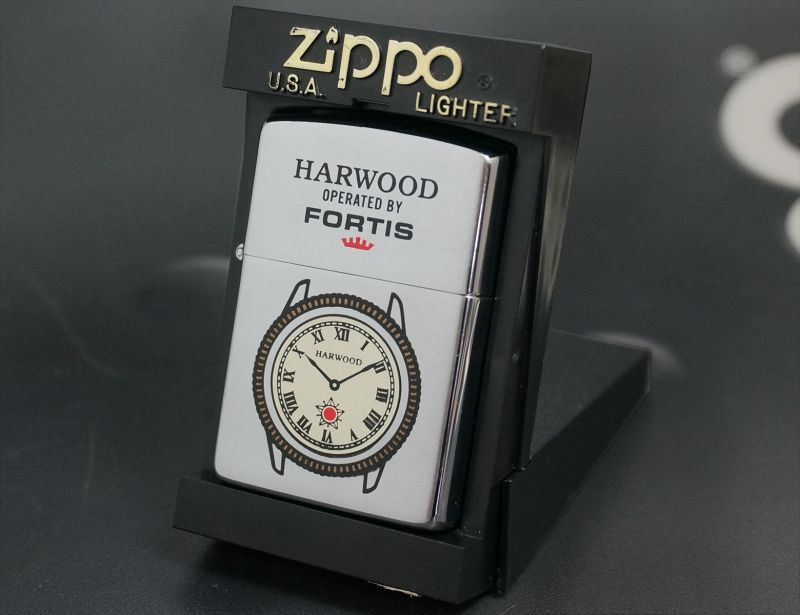画像: zippo HARWOOD OPERATED BY FORTIS 1991年製造