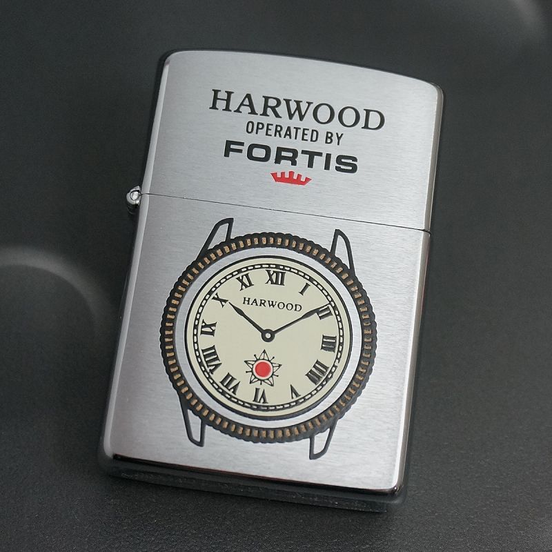 画像1: zippo HARWOOD OPERATED BY FORTIS 1991年製造