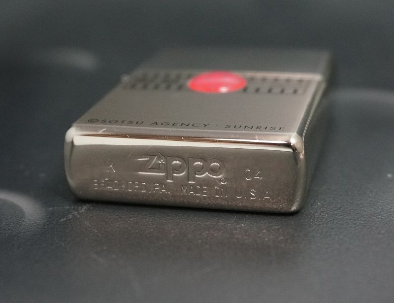 画像: zippo ZAKU-2 銀古美メッキ仕上げ スタンドセット キズあり