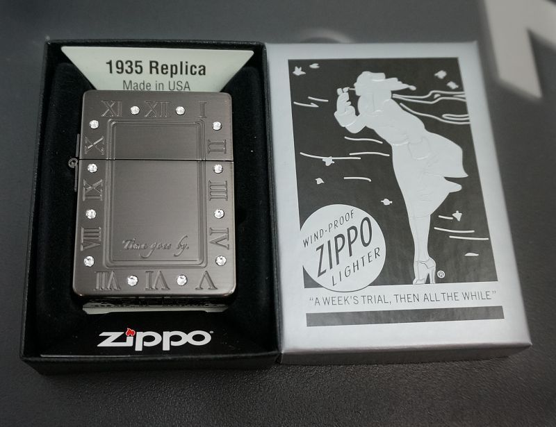 画像: zippo 1935REPLICA アトラスデザイン BK