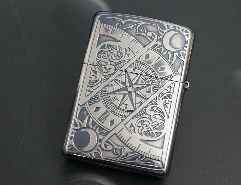 画像: zippo アンティーク サンダイアル SV