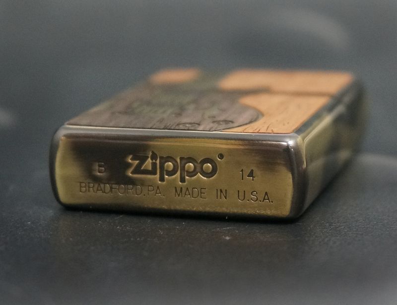 画像: zippo アンティークギター BR