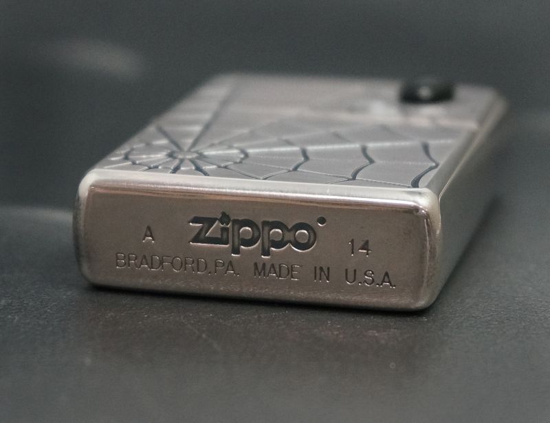 画像: zippo スパイダー オニキス SV