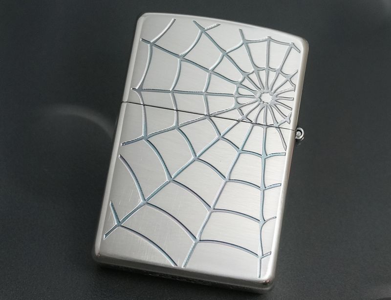 画像: zippo スパイダー オニキス SV