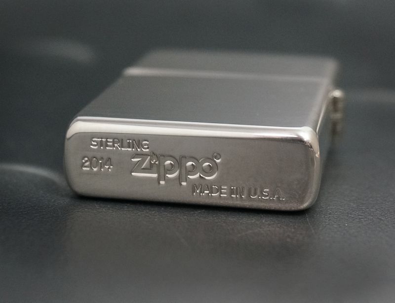 画像: zippo スターリングシルバー ZIPPO炎柄 ＃15