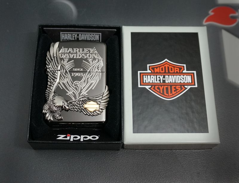 画像: zippo HARLEY-DAVIDSON  イーグルメタル　HDP-18