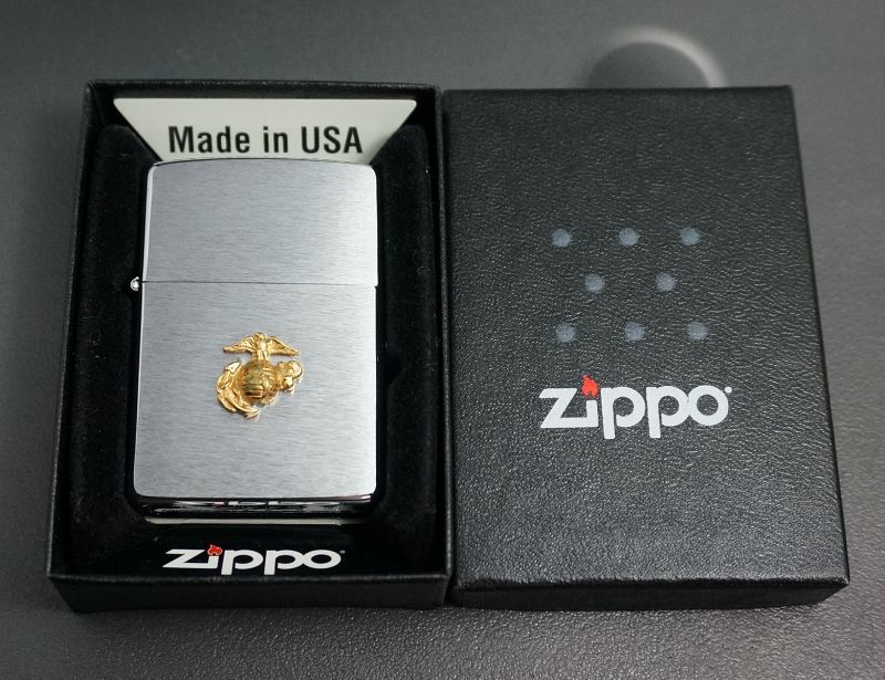 画像: zippo アメリカ海軍 金メタル 1993年製造