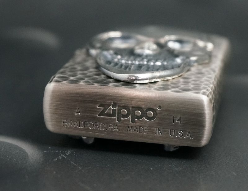 画像: zippo ハンマードスカル（B) シルバーいぶし