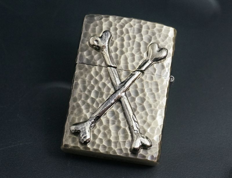 画像: zippo ハンマードスカル（A) ブラスいぶし