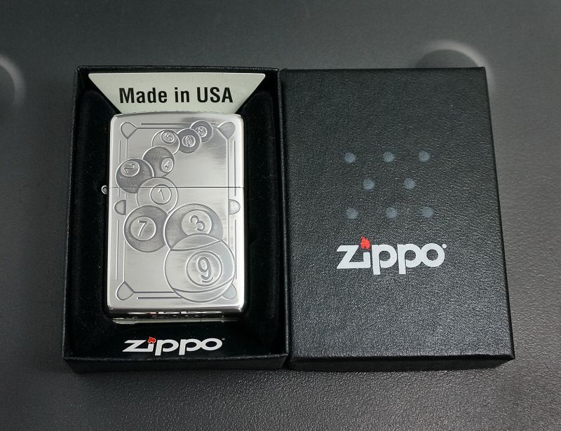 画像: zippo ビリヤードGAMES SV