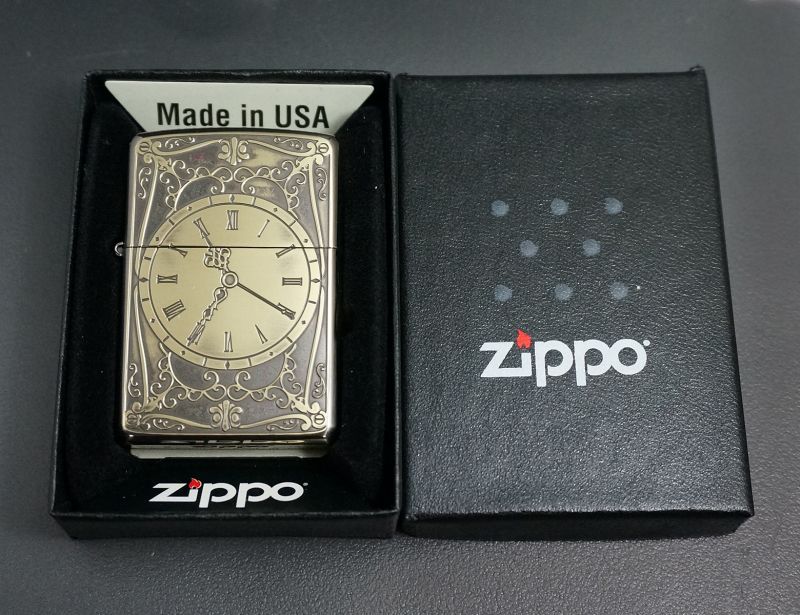 画像: zippo クラシカルクロック 2 BR