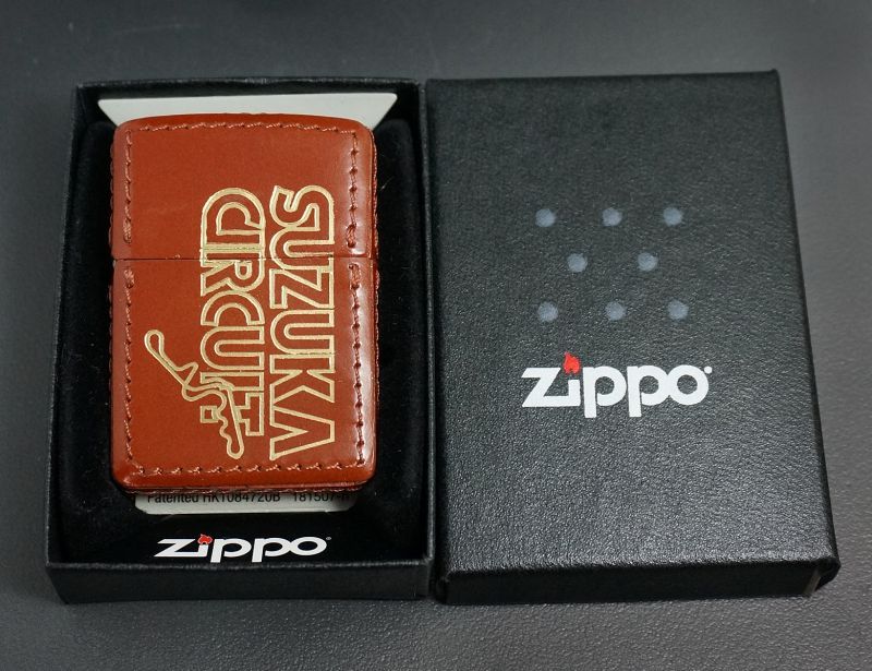 画像: zippo 鈴鹿サーキット 茶革巻き 1993製造