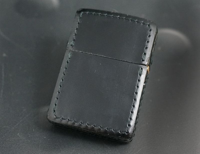 画像: zippo 鈴鹿サーキット 黒革巻き 1993年製造