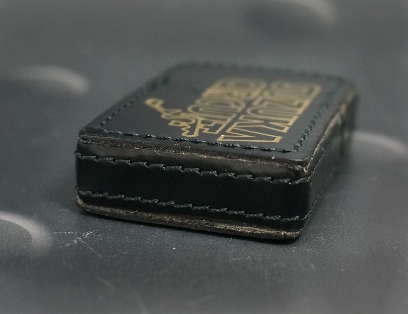 画像: zippo 鈴鹿サーキット 黒革巻き 1993年製造