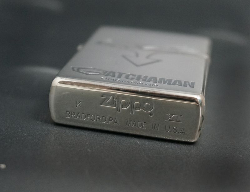 画像: zippo ガッチャマン マーク Ｓいぶし 1996年製造