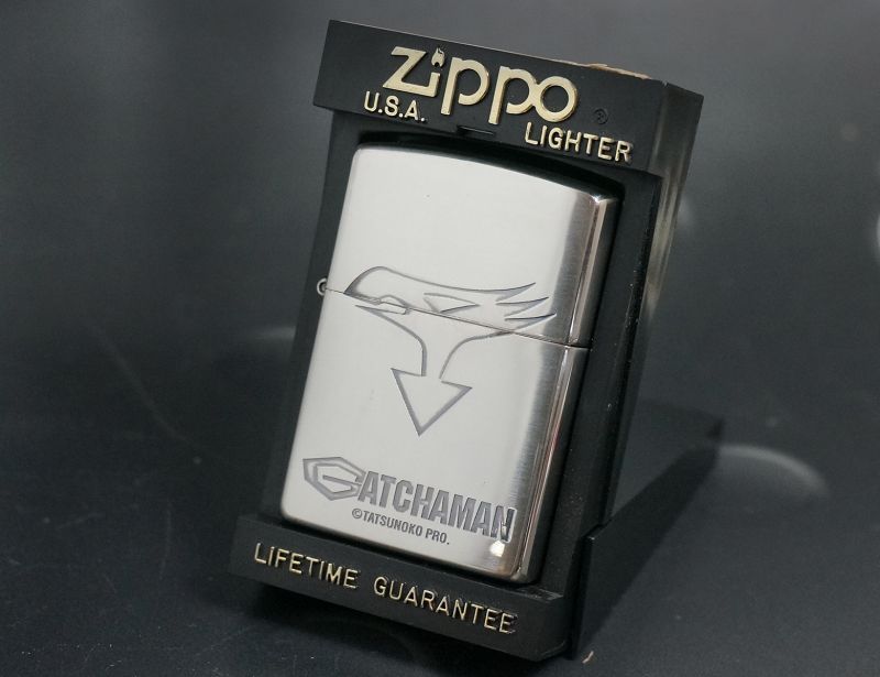 画像: zippo ガッチャマン マーク Ｓいぶし 1996年製造