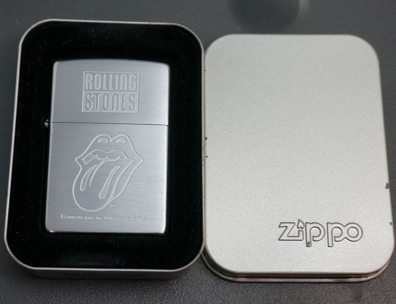 画像: zippo ローリングストーンズ #200 2001年製造