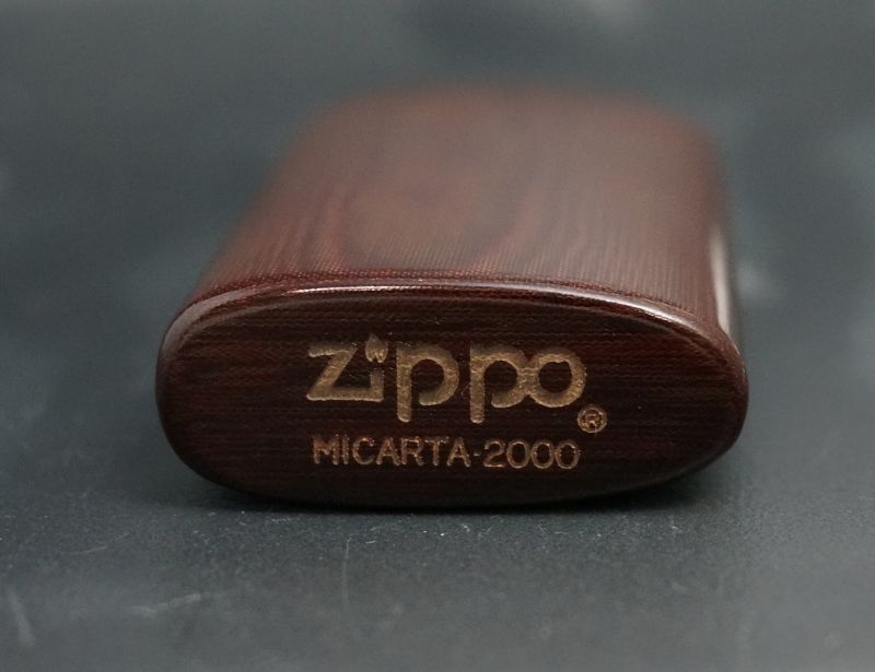 画像: zippo 木巻き マイカルタ スリム