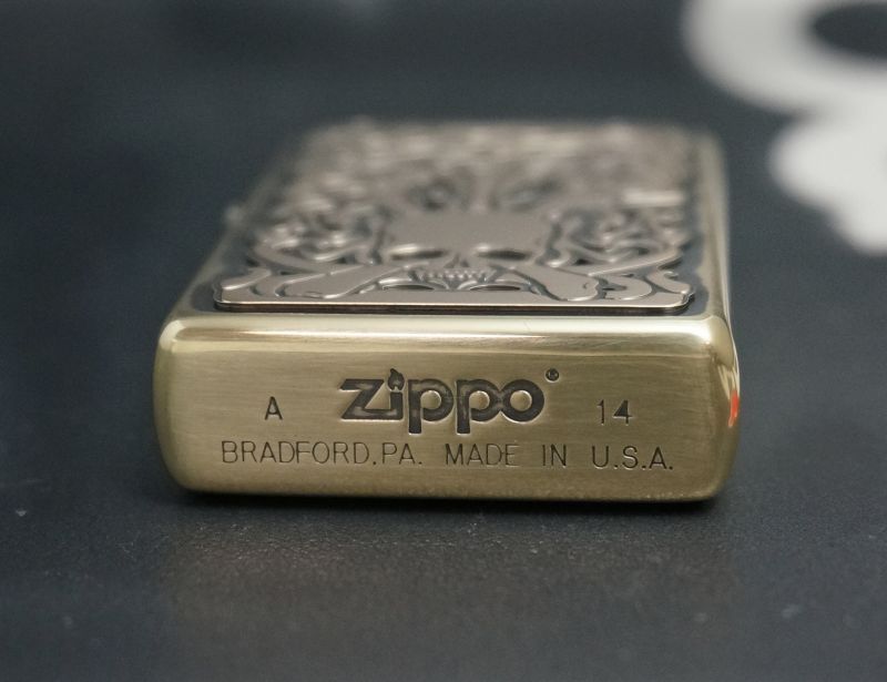 画像: zippo Roen DEEP ETCHING BR