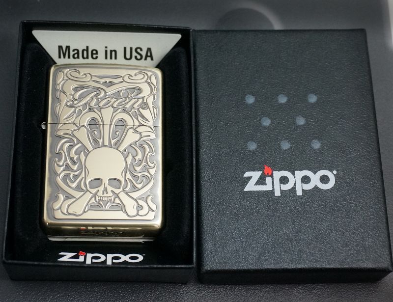 画像: zippo Roen DEEP ETCHING BR