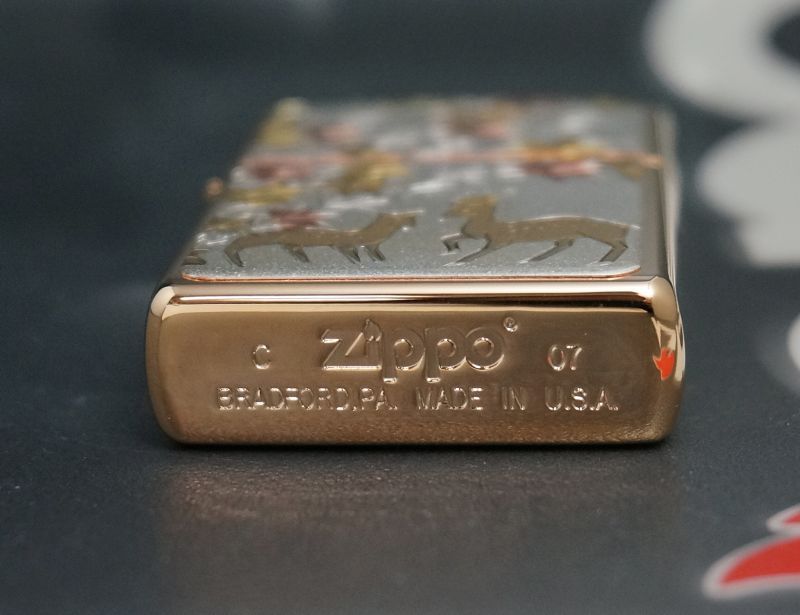 画像: zippo 電鋳シリーズ 十月 紅葉