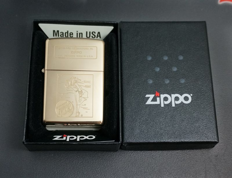 画像: zippo WINDY＆ボトム柄 #254B