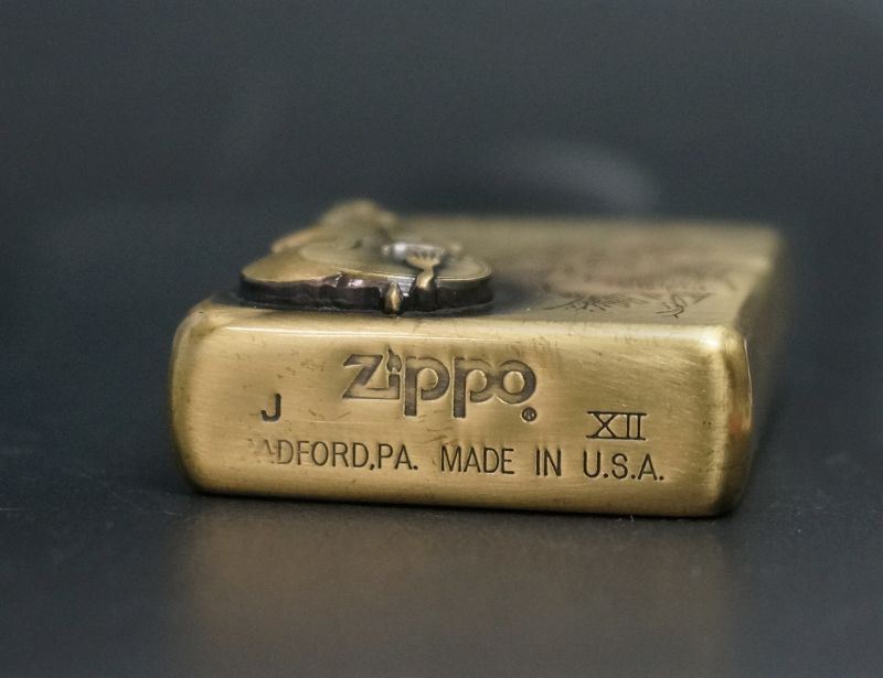 画像: zippo JAZZ ウッドベース 1996年製造