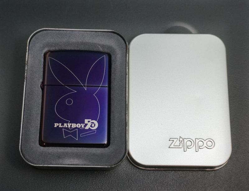 画像: zippo PLAYBOY 50周年 ムードインディゴ 