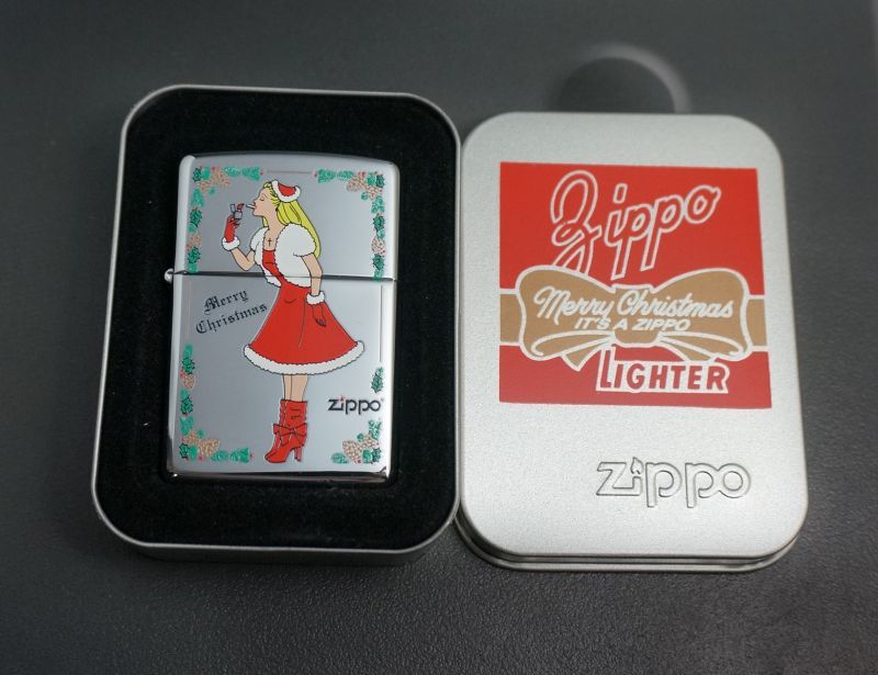 画像: zippo 100個限定クリスマスレディ #250 2006年製造 