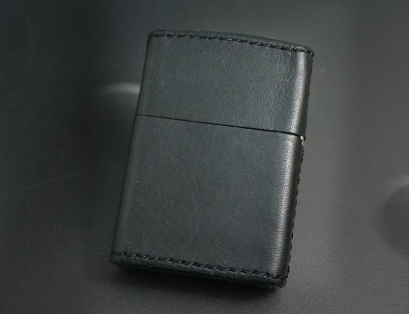 画像: zippo レザーZFF BK 炎柄