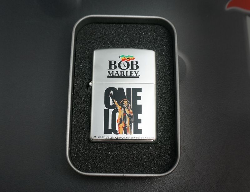 画像: zippo ボブ・マーリー（Bob Marley）ONE LOVE B 1999年製造