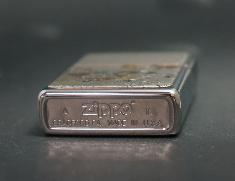 画像: zippo 電鋳シリーズ 5月「牡丹」