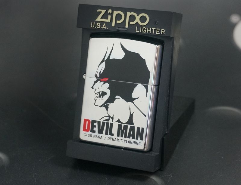 画像: zippo DEVILMAN フェイス Sカラー 1997年製造