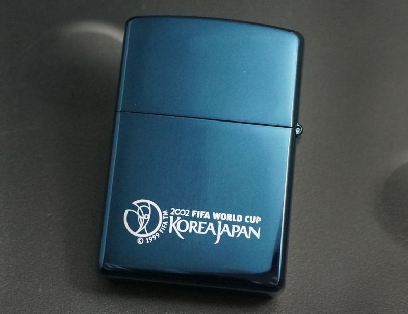 画像: zippo FIFA KOREA JAPAN  ブルーチタン