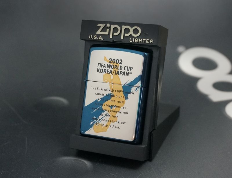 画像: zippo FIFA KOREA JAPAN  ブルーチタン