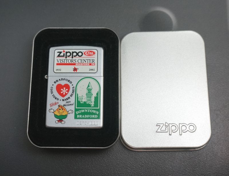 画像: zippo VISITORS CENTER 1000個限定 2002年製造