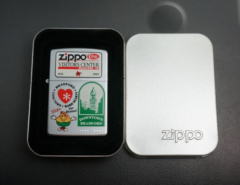 画像: zippo VISITORS CENTER 1000個限定 2002年製造 シリアルナンバー0005