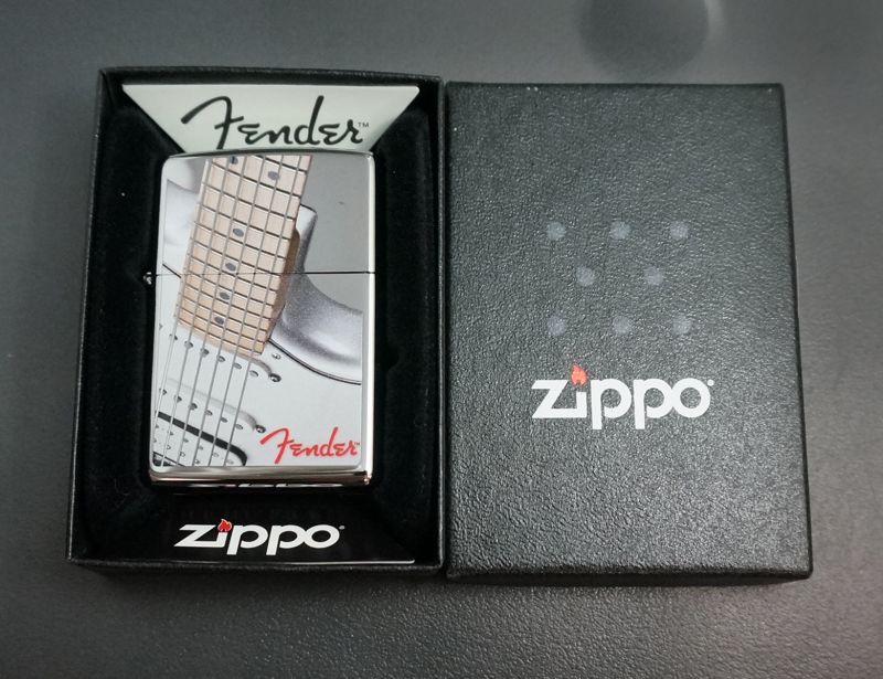画像: zippo Fender プリント ＃250