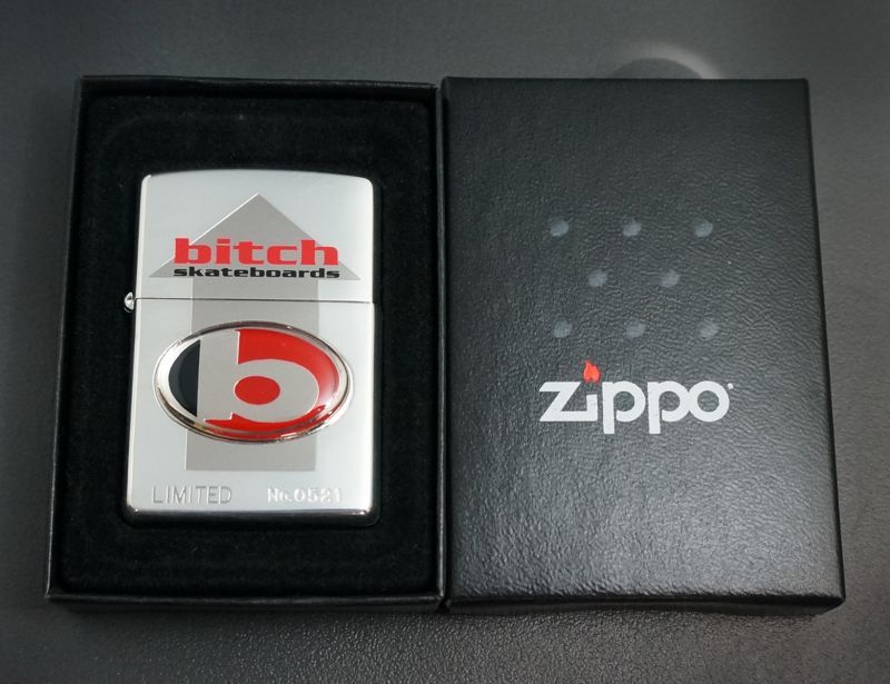 画像: zippo bitch ビッチ レッド 1997年製造
