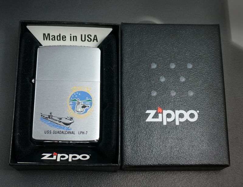 画像: zippo USS GUADALCANAL LPH-7 1991年製造