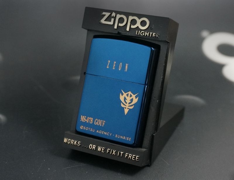 画像: zippo ガンダム グフ 青 version No.2