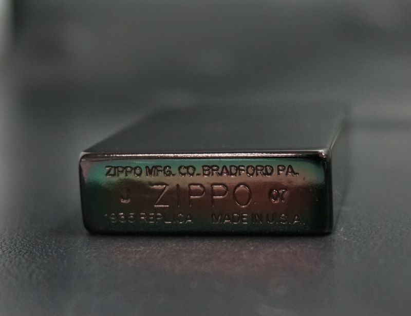 画像: zippo 1935REPLICA ブラックチタン 2007年製造