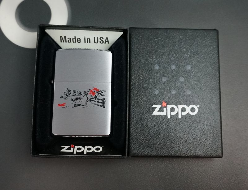 画像: zippo ハンティング 錆有 1964年製造