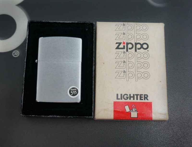 画像: zippo #200 ブラッシュ・クローム 1981年製造