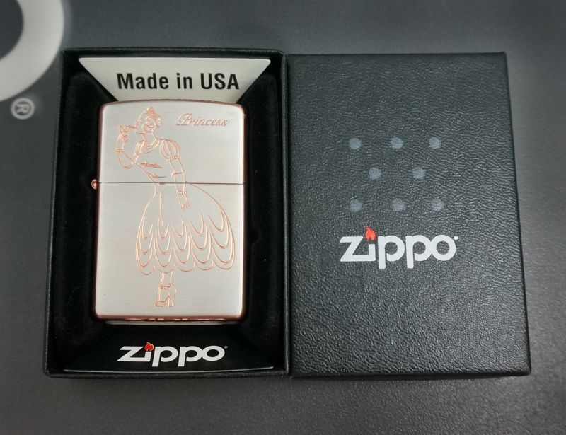 画像: zippo WINDY Princess　ピンクゴールド