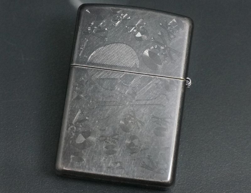 画像: zippo スカル バレル加工