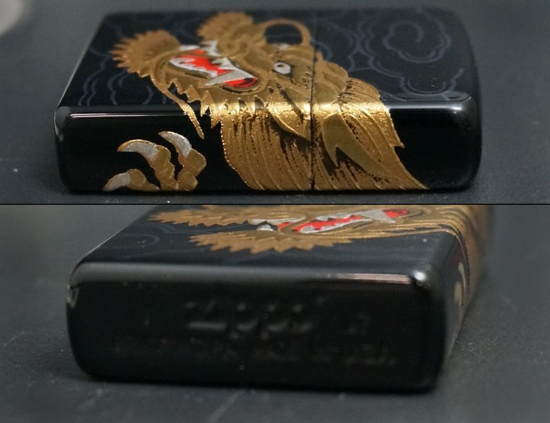 画像: zippo 続き画高蒔絵 龍